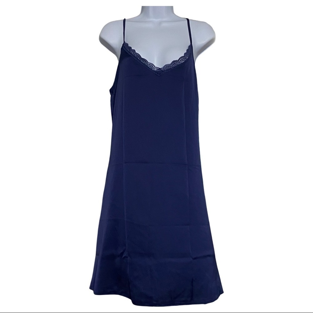 NWOT femofit satin slip dress or gown medium